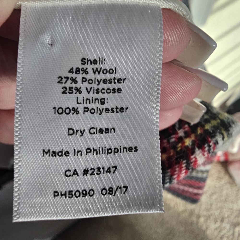 Talbots Wool And Polyester Size 2 Red And White P… - image 4